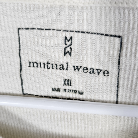 Men's Beige Long Sleeve Tee - Picture 4 of 4